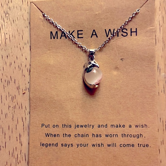 Make A Wish Dolphin Necklace - Picture 1 of 1